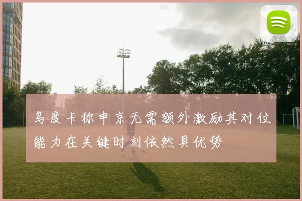 乌度卡称申京无需额外激励其对位能力在关键时刻依然具优势